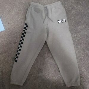 Vans, size small, grey sweatpants